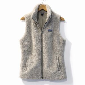 Patagonia Light Gray Sherpa Vest
